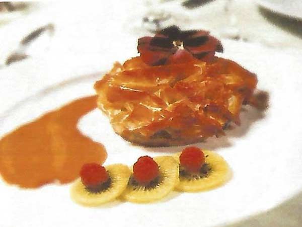 Tourtière aux kiwis
