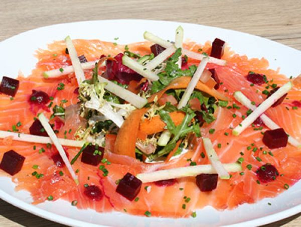 Pavé ou carpaccio de saumon Gravlax